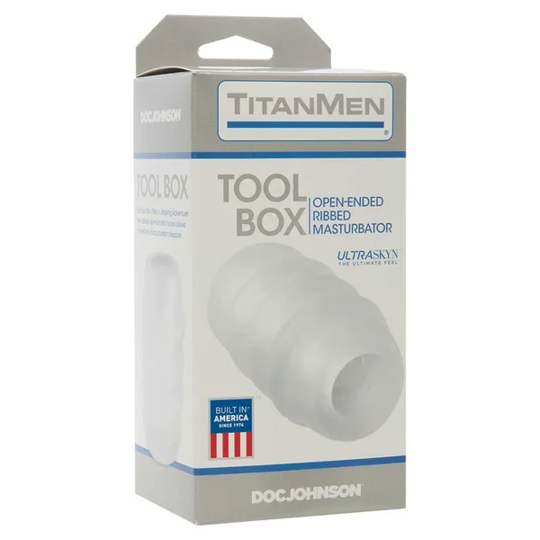 UR3 UltraSkyn Tool Box Frosted Male Masturbator by TitanMen Tools — image 5 of 6