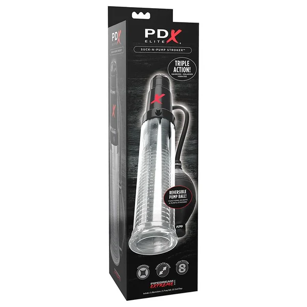 PDX Elite Suck-N-Pump | All-in-One Penis Pump and Stroker with Multi-Speed Vibrating Action — image 13 of 13