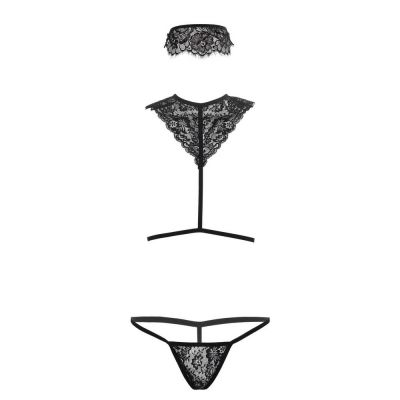 Leg Avenue Body Harness Mask G String Set