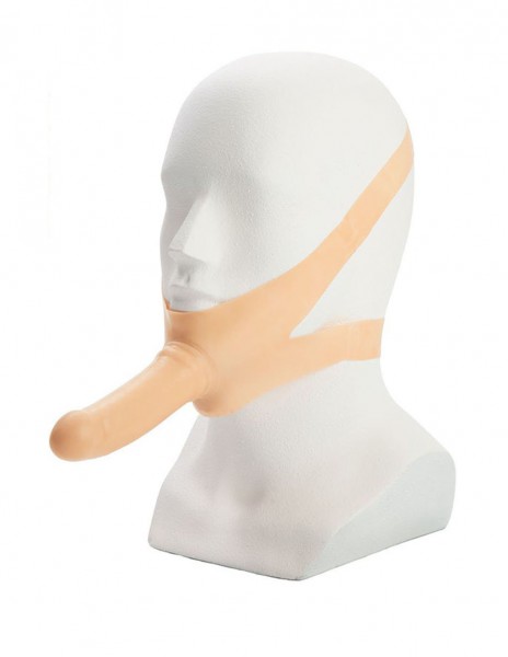 The Accommodator - Chin Strap Dildo