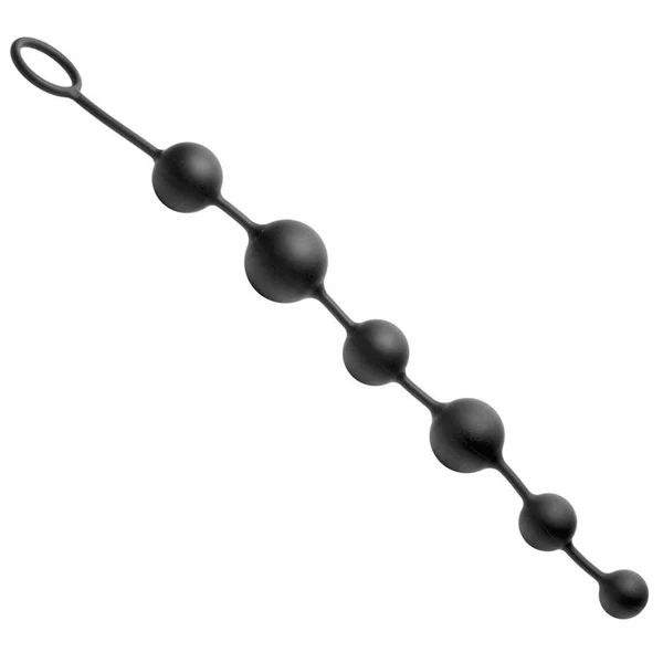 The Serpent 6 Anal Silicone Beads Black — image 11 of 14