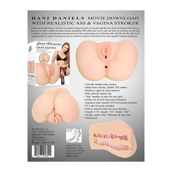 Dani Daniels Realistic Vagina & Ass Masturbator by Zero Tolerance — image 18 of 22