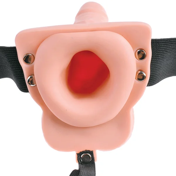 6'' Rechargeable Vibrating Hollow Strap On Penis Extension by Fetish Fantasy — image 18 of 20