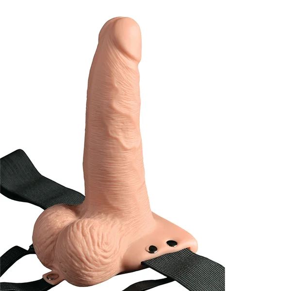 6'' Rechargeable Vibrating Hollow Strap On Penis Extension by Fetish Fantasy — image 12 of 20