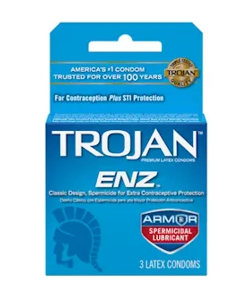 Trojan Enz Armor Spermicidal - 3pk — image 2 of 2