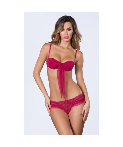 Tres Sexy tie bra and g-string