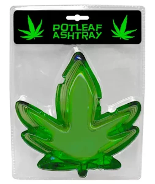 Pot Leaf Ashtray - Green — image 2 of 2