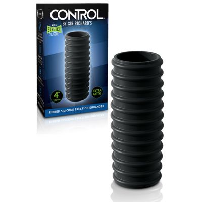 Sir Richards Ribbed Stretchy Silicone 4 Penis Sleeve