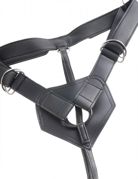 King Cock Strap-on Harness with 6 inch cock
