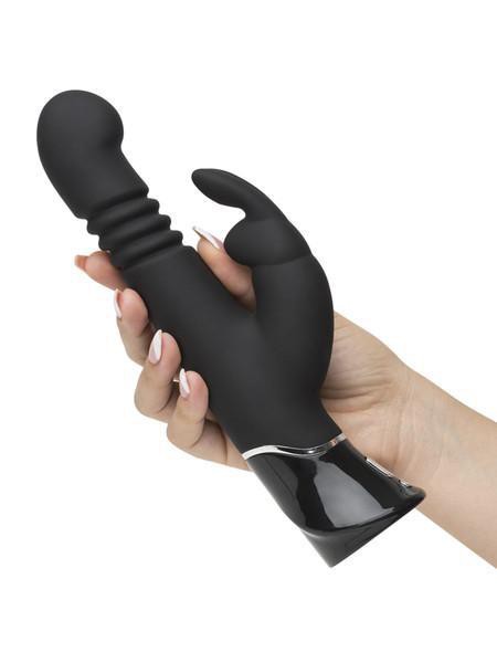 Fifty Shades Greedy Girl Thrusting 9" Rabbit Vibrator