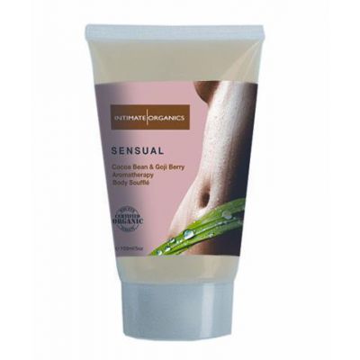 Intimate Organics Sensual Body Souffle Cocoa Bean And Goji Berry