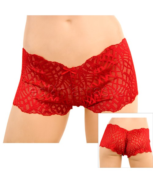 Lace tanga shorts