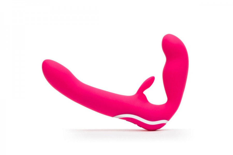 Happy Rabbit Strapless Strap On Rabbit Vibe