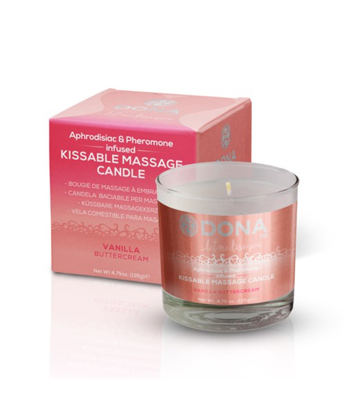 Dona kissable massage candle