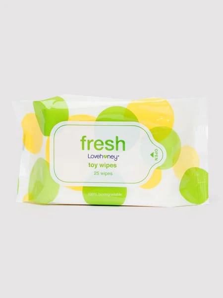 Lovehoney Fresh Biodegradable Sex Toy & Body Wipes (25 Pack) — image 5 of 5