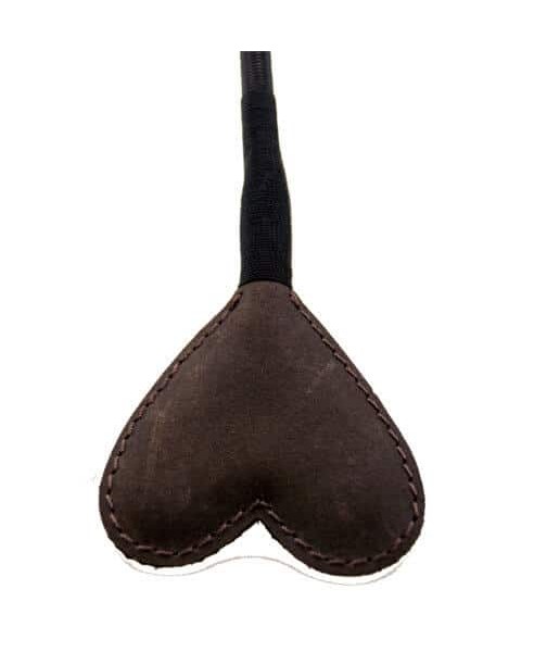 BOUND Nubuck Leather Heart-Shaped Crop