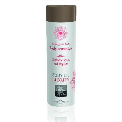 Shiatsu Luxury Body Oil Strawberry Red Pepper