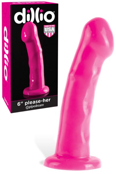 Pipedream 6" Please Her Rubber Dildo with Suction Cup Base