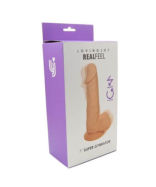 Loving Joy Super Gybrator 7 inch Rotating and Vibrating Dildo — image 5 of 6