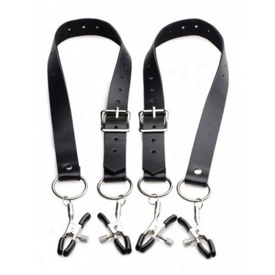 Master Series Labia Spreader Straps with Clamps