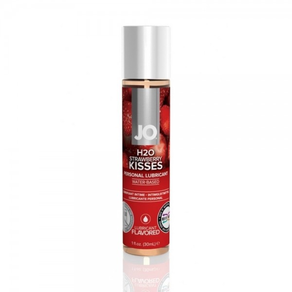 System JO Strawberry Kiss H2o Flavoured Lubricant (30ml)