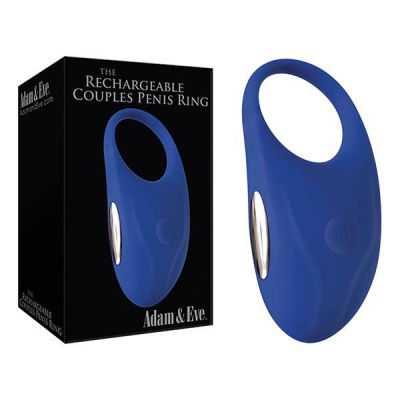 Adam Eve Rechargeable Couples Penis Ring