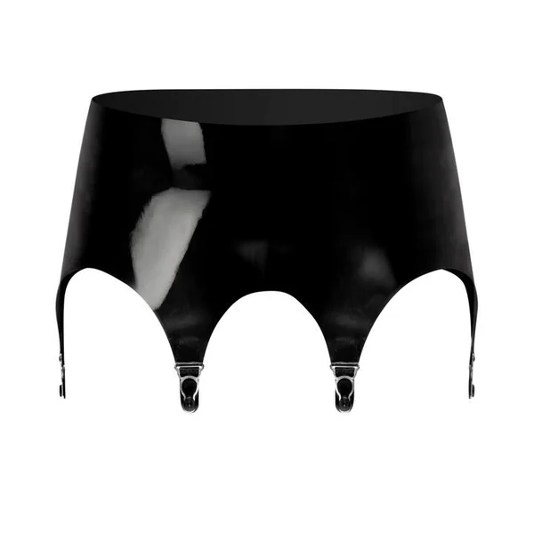 Rubber Girl Latex Retro High Waisted Suspender Belt — image 13 of 13