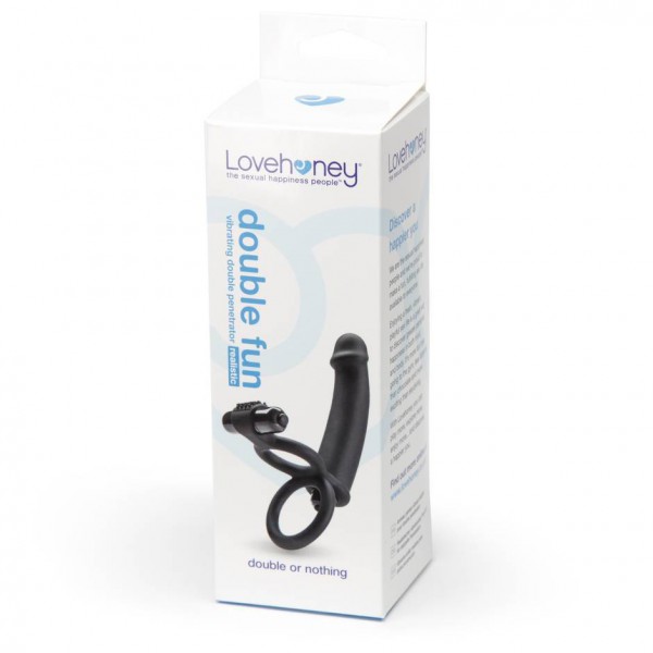 Lovehoney Double Fun Vibrating Double Penetration Strap-On