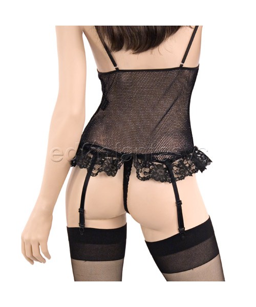 Mesh cami garter