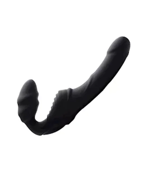 Slim Rider Strapless Vibrating Silicone Strap On - 8.5 Inches — image 8 of 14