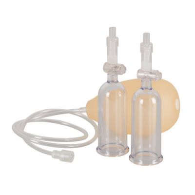 Clitoris and nipple pump set