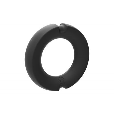 Kink Hybrid Silicone Covered Metal Cock Ring 35mm
