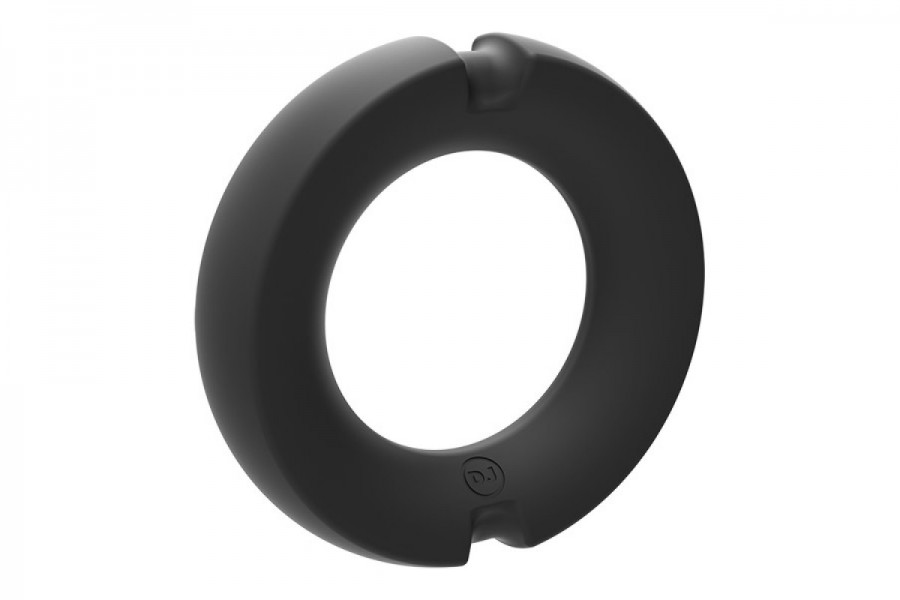Kink Hybrid Silicone Covered Metal Cock Ring 35mm