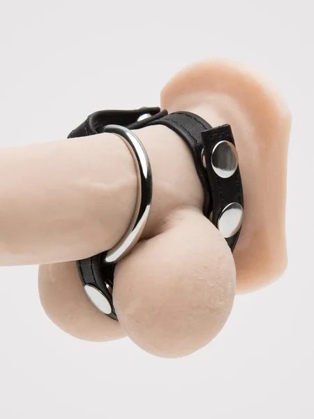 Sextreme Metal Cock Ring with Ball Divider — image 8 of 8