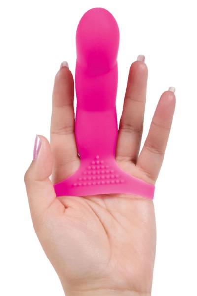 Adam and Eve 6" G-Spot Finger Vibrator with Wired Remote