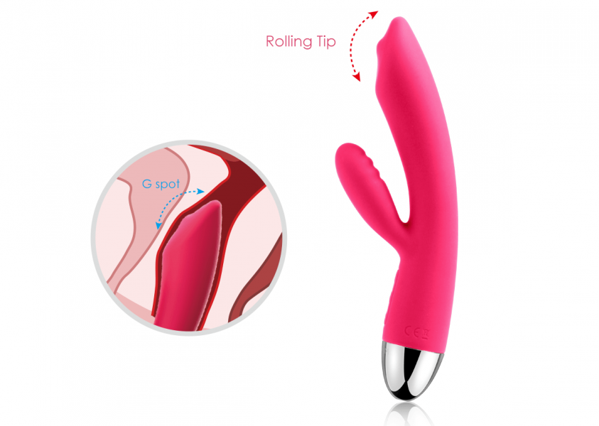 Svakom Trysta 7.5" G-Spot Rabbit With Rolling Tip