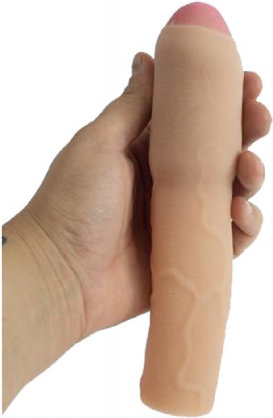 3" Xtra Uncut Transformer Penis Extension (Flesh)