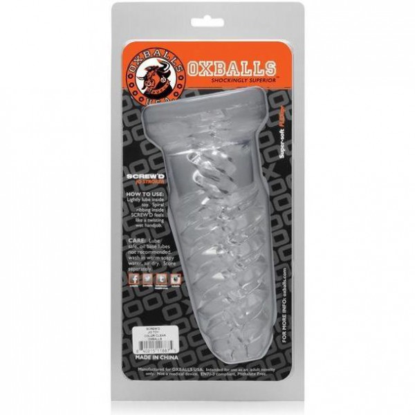 Oxballs Screwed Super Squish Corkscrew Jack Off Toy