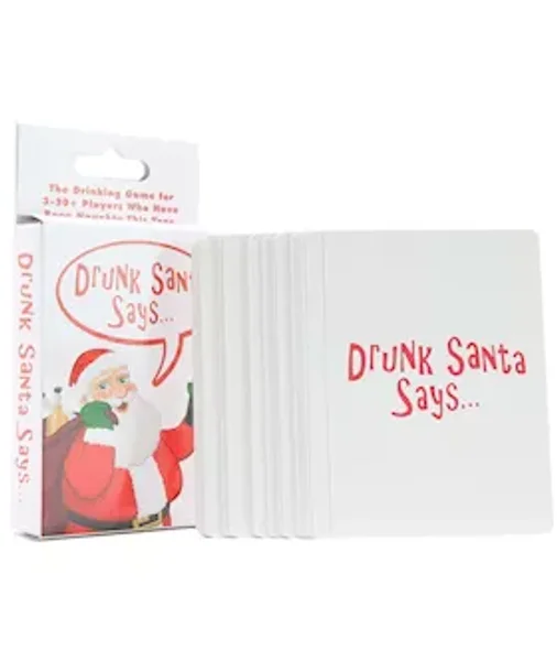 Drunk Santa Says - Drinking Card Game - White / Red — image 6 of 10