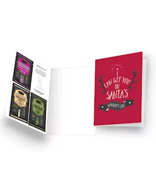 Naughty Notes Greeting Card I Can Get You On Santa's Naughty List — image 2 of 2