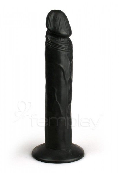 So Real 9" Veiny Dildo - Black