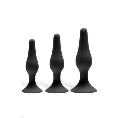 GreyGasms Silicone 3 Piece Anal Trainer Kit