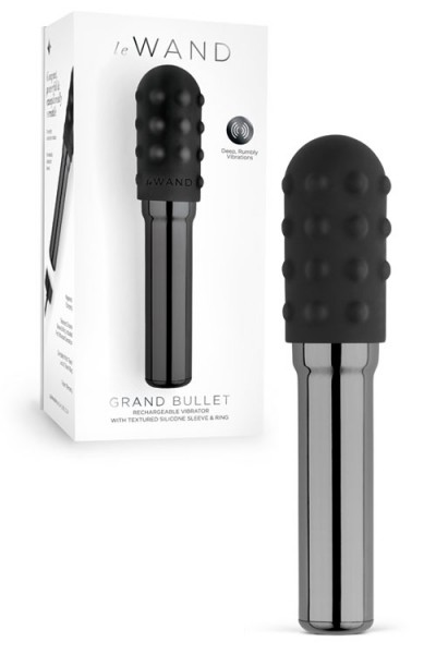 Le Wand 4.75" Grand Bullet with Removable Silicone Sleeve