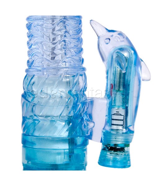 Customize your "O" blue dolphin