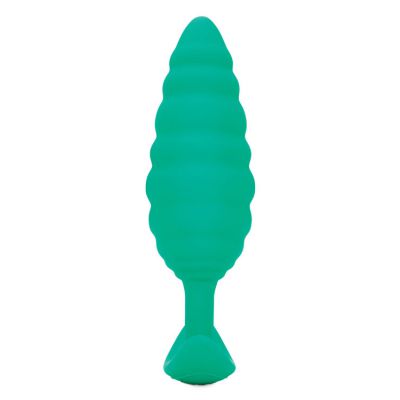 B Vibe Twist Texture 6 3 Vibrating Silicone Butt Plug