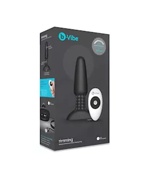 B-vibe Usb Rechargeable Rimming Plug - Black — image 17 of 19