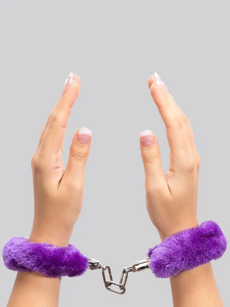 Lovehoney Purple Furry Handcuffs — image 5 of 5