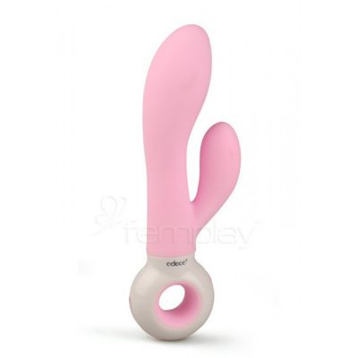 Odeco O Zone Silicone Rabbit Vibrator Pale Pink