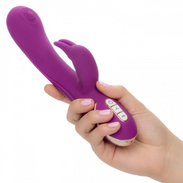 California Exotic 9" Silicone Thumping Jack Rabbit Vibrator