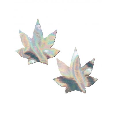 Pastease Holographic Leaf Pasties